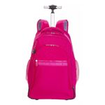 Mochila C/ Rodinhas Fem. Paul Frank Pink Sestini