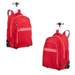 Mochila C/ Rodinhas Paul Frank Cereja Sestini