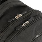 Mochila com Rodinhas Paul Frank Preta Sestini