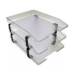 Caixa Correspondência Tripla Acrílica Classic Cristal Acrimet 