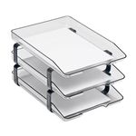Caixa Correspondência Tripla Acrílica Classic Cristal Acrimet 