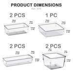 Kit de Organizadores Modulares C/ 7 Peças Acrimet