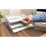 Organizador de Escritório Triplo Cristal Acrimet