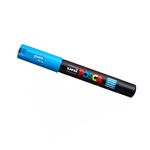 Caneta Posca Uniball Pc-1m Ponta 0.7mm Azul Claro 