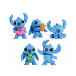 Stitch Conjunto 5 Mini Bonecos Colecionáveis Disney Sunny