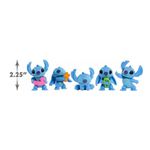 Stitch Conjunto 5 Mini Bonecos Colecionáveis Disney Sunny