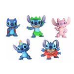 Kit Bonecos Disney Stitch 7 Cm Pack Com 5 Figuras Sunny