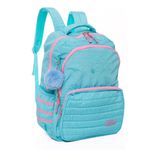 Mochila De Costas Juvenil Stitch Turquesa Luxcel