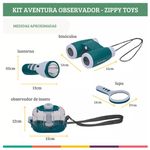 Kit Aventura Explorando a Floresta 9 Peças Zippy Toys