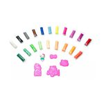 Massinha de Modelar Hello Kitty com Boneca Surpresa 20 Cores + 4 Moldes Leo&Leo 