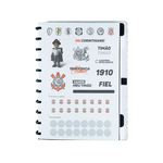  Caderno Inteligente Corinthians Grande Branco Oficial