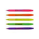 Caneta Poly Radiant 0.7 Neon Kit com 5 unidades Faber-Castell