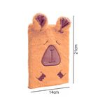 Caderno Pelúcia Capivara 80 Folhas Polibrinq