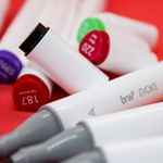 Marcador Dual Brush Evoke 80 Cores Neon BRW