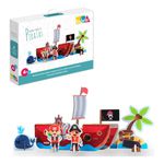 Quebra-Cabeça 3D Piratas 18 peças Babebi
