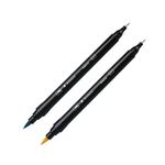 Marcador Dualtip Brush c/10 Tons Pastel Bismark Yes