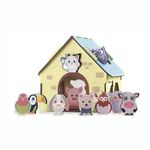  Passa Figuras Animais da Fazenda 17 Peças Babebi 