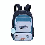  Mochila De Costas Capricho Cosmic Patches Azul Sestini