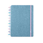 Caderno Inteligente Let s Glitter Ocean Blue - Tamanho Grande