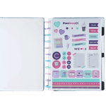 Caderno Inteligente Let s Glitter Ocean Blue - Tamanho Grande