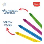 Lápis de Cor 12 Cores Color Peps Infinity Maped 