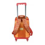 Kit Mochila Escolar Infantil Raposa + Rodinha + Estojo - Yins