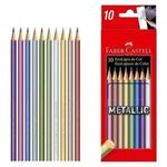 EcoLápis Metallic 10 Cores Faber-Castell