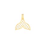 Pingente ouro amarelo 18k - Sereia 