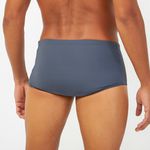 SUNGA SLIP COM ZIPER GRAFITE