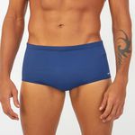 SUNGA SLIP COM ZIPER MARINHO