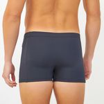 SUNGA BOXER COM ZIPER VERTICAL PRETO