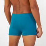 SUNGA BOXER COM BOLSO INTERNO VERDE PETROLEO C/ PRETO