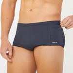 SUNGA SLIP COM BOLSO EXTERNO PRETO