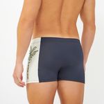 SUNGA COM RECORTE ESTAMPA LOCALIZADA COQUEIRO PRETO