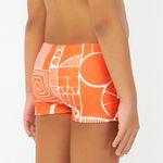 SUNGA BOXER ESTAMPADA INFANTIL ROTA SOLAR LARANJA