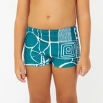 SUNGA BOXER ESTAMPADA INFANTIL ROTA SOLAR VERDE