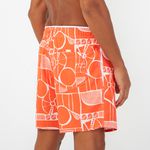 BERMUDA BEACH TÊNIS ESTAMPADA ROTA SOLAR LARANJA