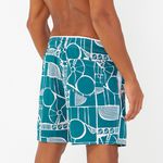 BERMUDA BEACH TÊNIS ESTAMPADA ROTA SOLAR VERDE