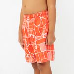 BERMUDA BEACH TÊNIS ESTAMPADA INFANTIL ROTA SOLAR LARANJA