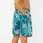 BERMUDA BEACH TÊNIS ESTAMPADA INFANTIL ROTA SOLAR VERDE