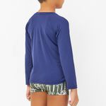 CAMISETA UV CAVA COMUM INFANTIL MARINHO