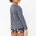 CAMISETA UV CAVA COMUM INFANTIL GRAFITE