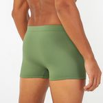 SUNGA BOXER COM RECORTE VERDE MILITAR C/ MARINHO