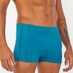 SUNGA BOXER COM RECORTE VERDE PETROLEO C/ PRETO