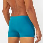 SUNGA BOXER COM RECORTE VERDE PETROLEO C/ PRETO
