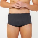 SUNGA SLIP COM TEXTURA PRETO