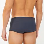 SUNGA SLIP COM LISTRA PRETO