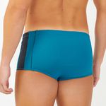 SUNGA SLIP COM RECORTE VERDE PETROLEO C/ PRETO