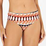 HOT PANT DRAPEE ESTAMPADO ORLA CANOA