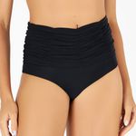 HOT PANT DRAPEE LISO PRETO